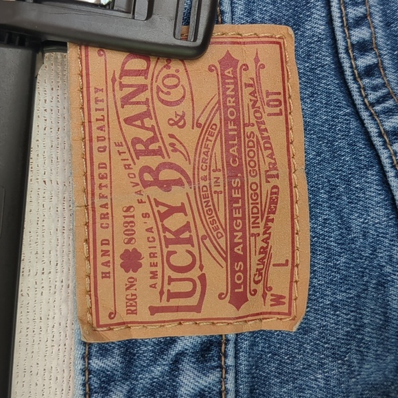 Lucky Brand Pins Aztec High Rise cropped embroidered Jeans Size 25 - Picture 9 of 12